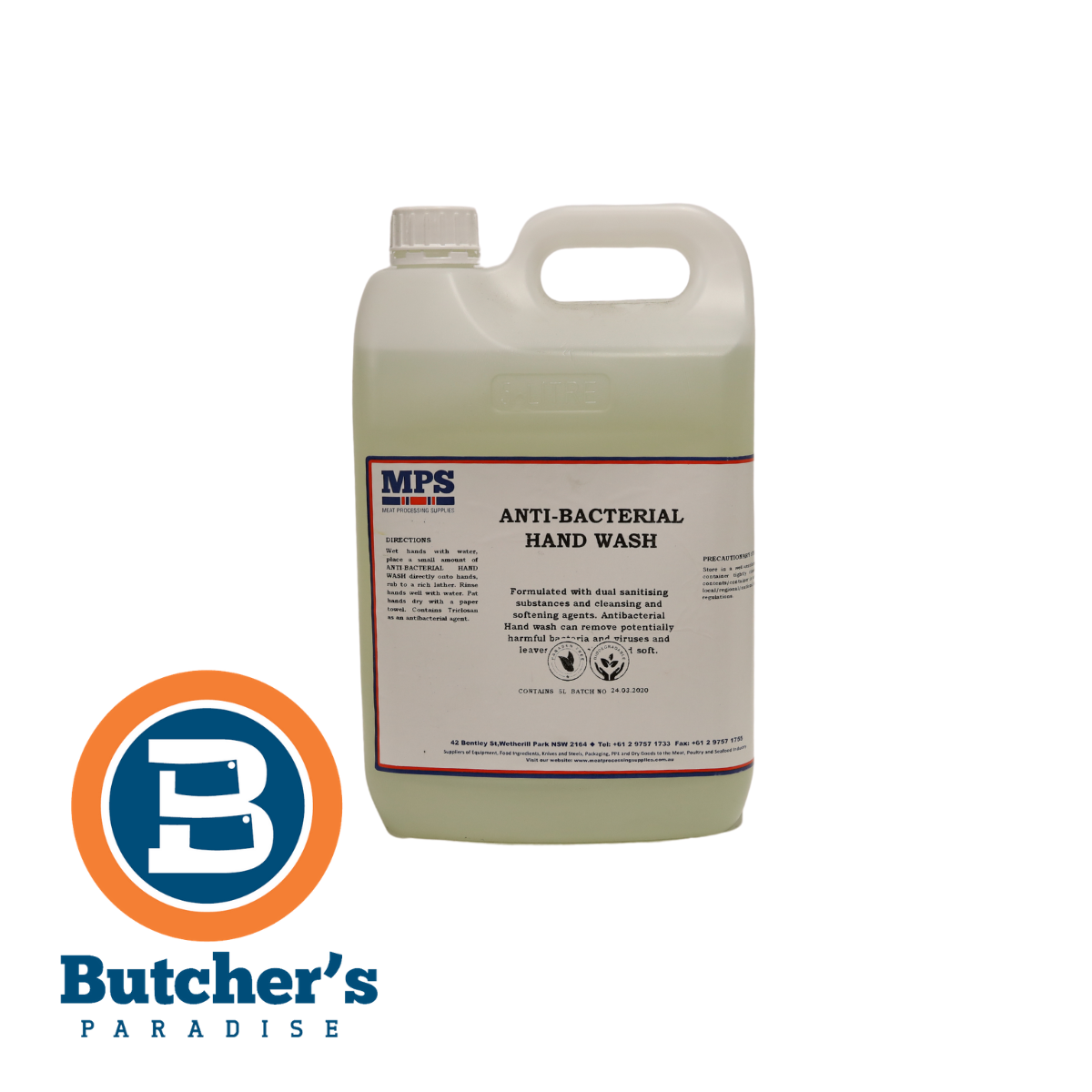 anti bacterial hand wash 5 litres