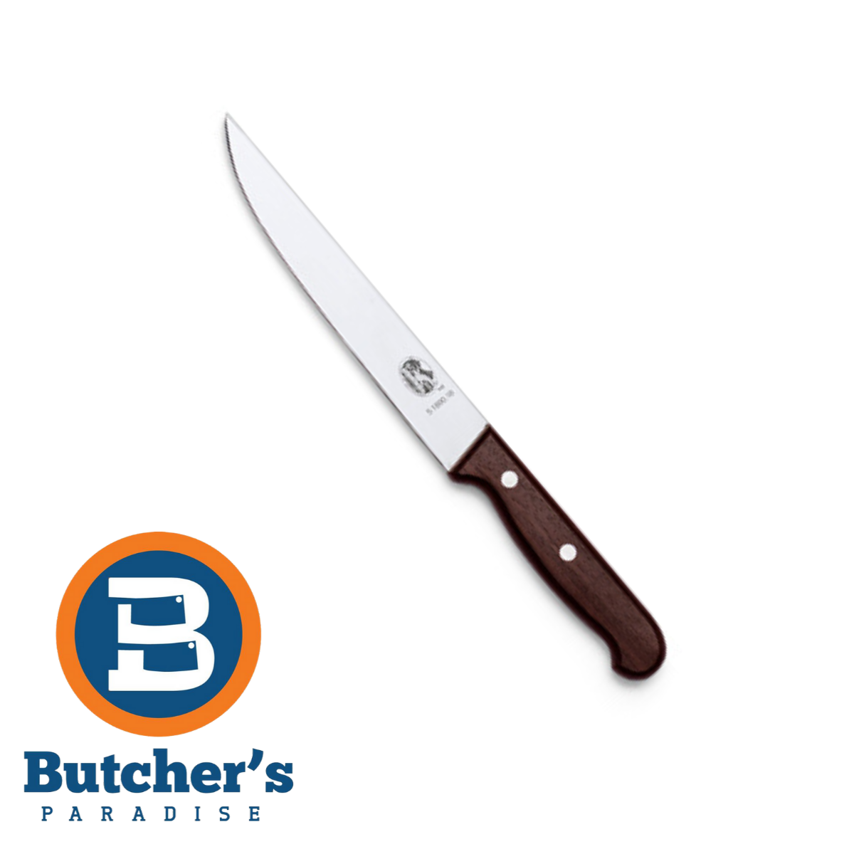 Butcher's Victorinox Wooden Handle Carving Knife 18cm New Butchers Paradise