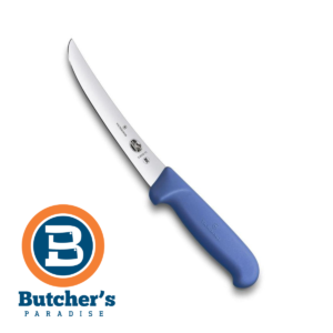 Butcher's 6"/15cm Victorinox Blue Boning Wide Curved Blade Knife Swiss | 5650215