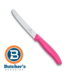 pink tomato steak knife