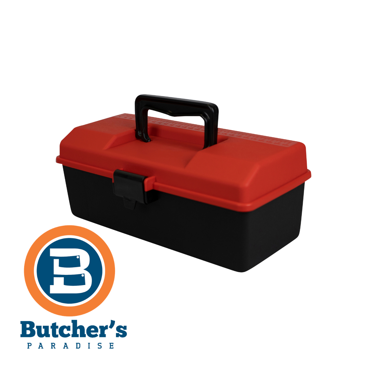 Fischer Red Black Knife Tool Box Accessory Holder Container 29x15x11cm